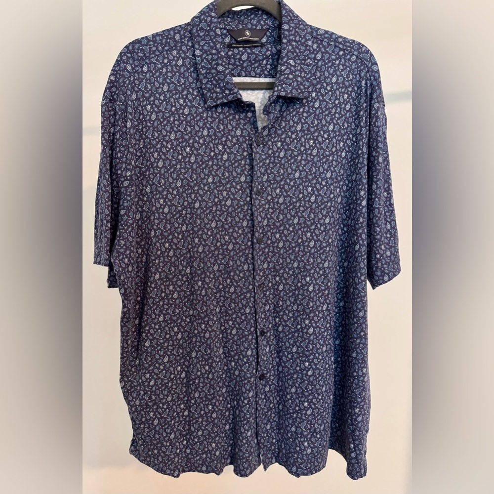 Hart Schaffner Marx Men's Blue Shirt